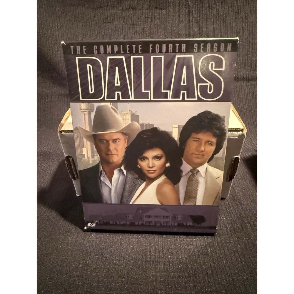 Dallas The Complete Fourth Season DVD 2006 4-Disc Set TV Drama Larry Hagman